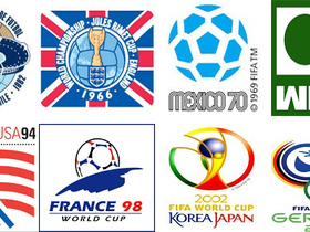 Alle WM Logos seit 1954