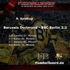Spieltag Bundesliga Borussia Dortmund gegen Hertha BSC Berlin