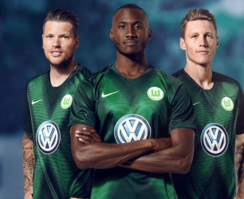 VfL Wolfsburg Trikot Magnet Saison 18/19 Fussball Bundesliga AMBALLCOM 